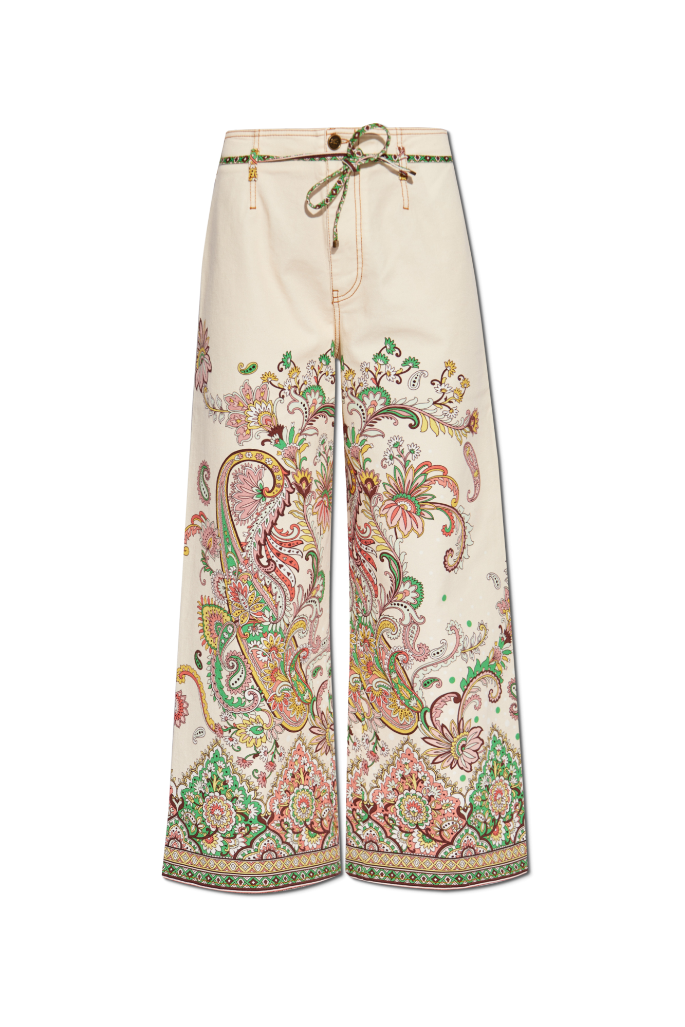 Multicolour Jeans with colorful print Etro - Vitkac AS